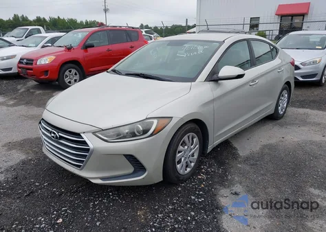 2017 Hyundai Elantra Se из США, поврежденный, VIN 5NPD74LFXHH112131